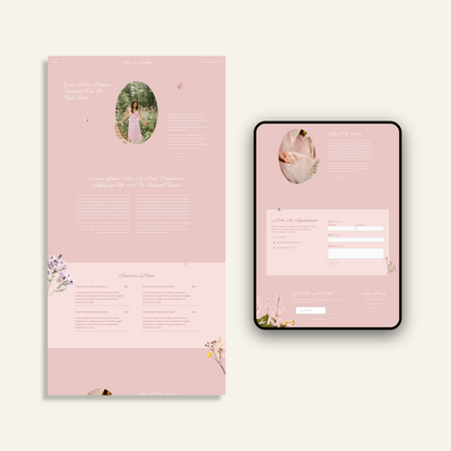 Alice & Evelyn - Squarespace Website Template