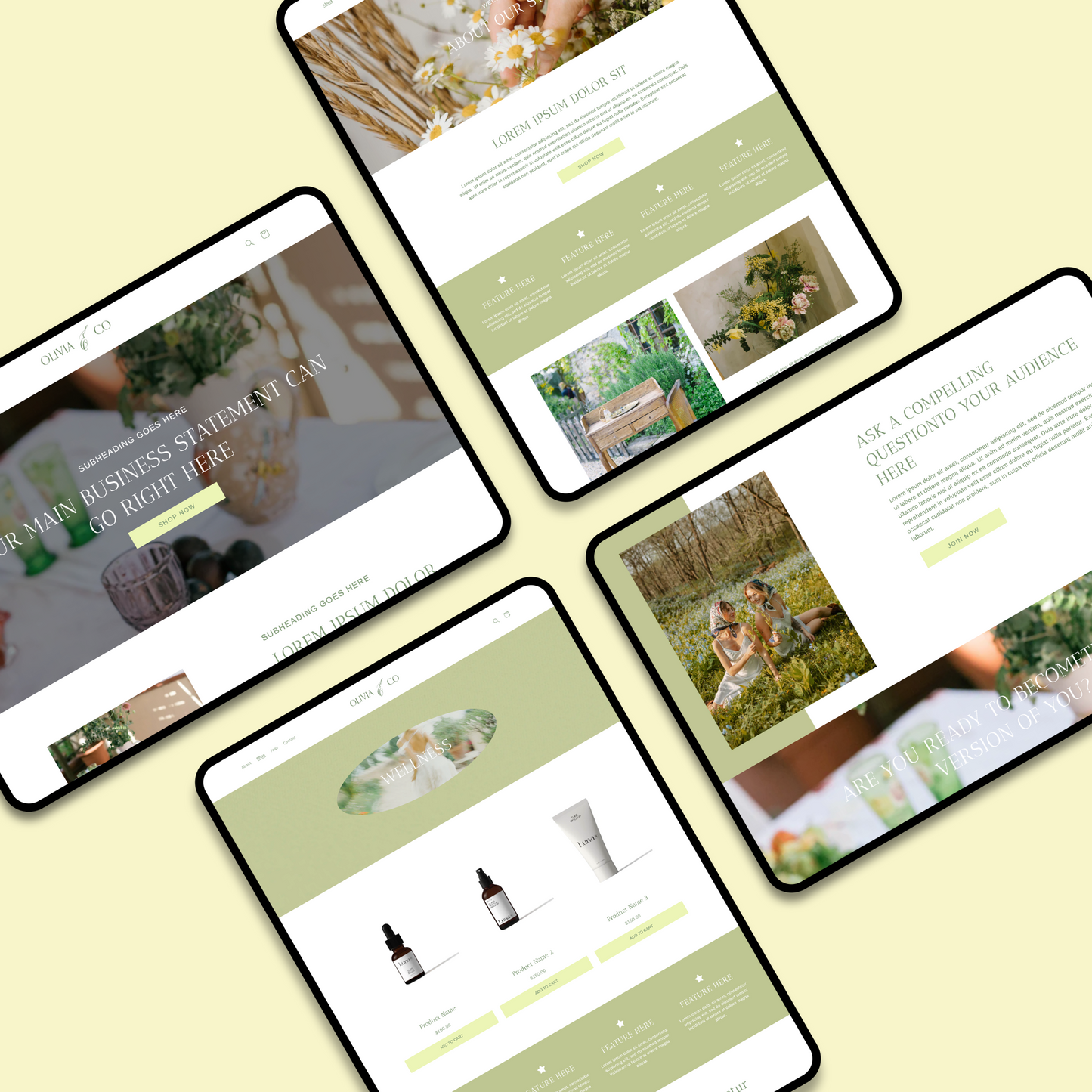 Olivia & Co - Shopify (Pagefly) Website Template