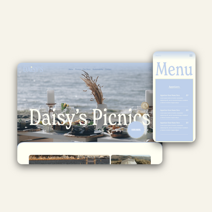 Daisy - Squarespace Website Template