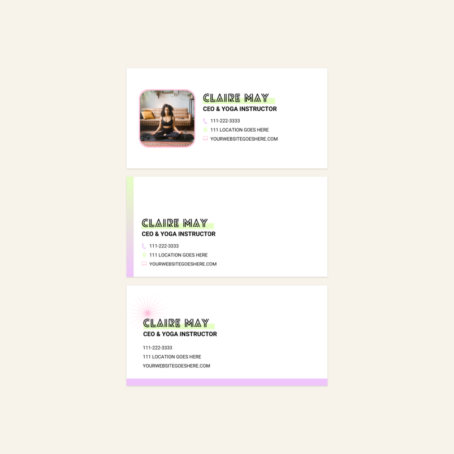 Claire - Email Signature Template