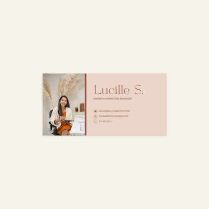 Lucille - Email Signature Template