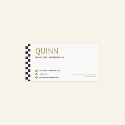 Quinn - Email Signature Template