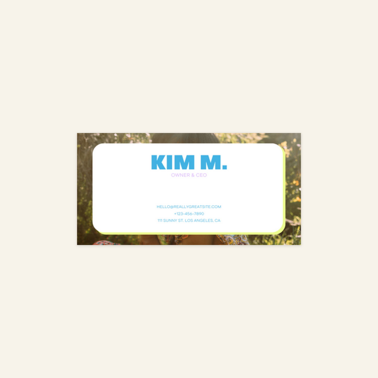 Flower Play - Email Signature Template