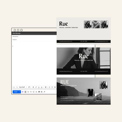 Rue - Email Signature Template