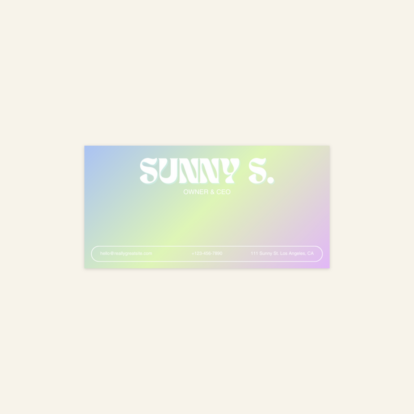 Sunny Daze - Email Signature Template