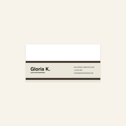 Gloria - Email Signature Template