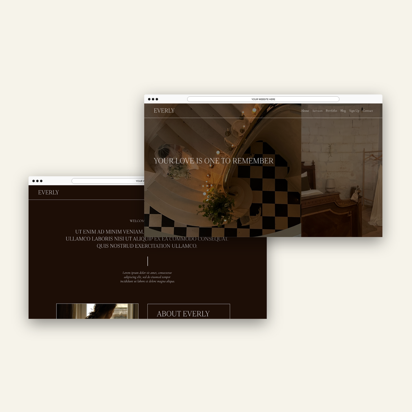 Everly - Squarespace Website Template