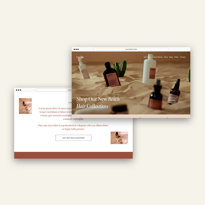 Lucille - Squarespace Website Template