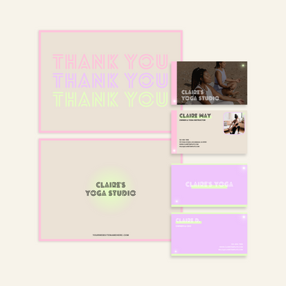 Claire - Stationary Kit Template