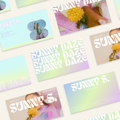 Sunny Daze - Stationary Kit Template