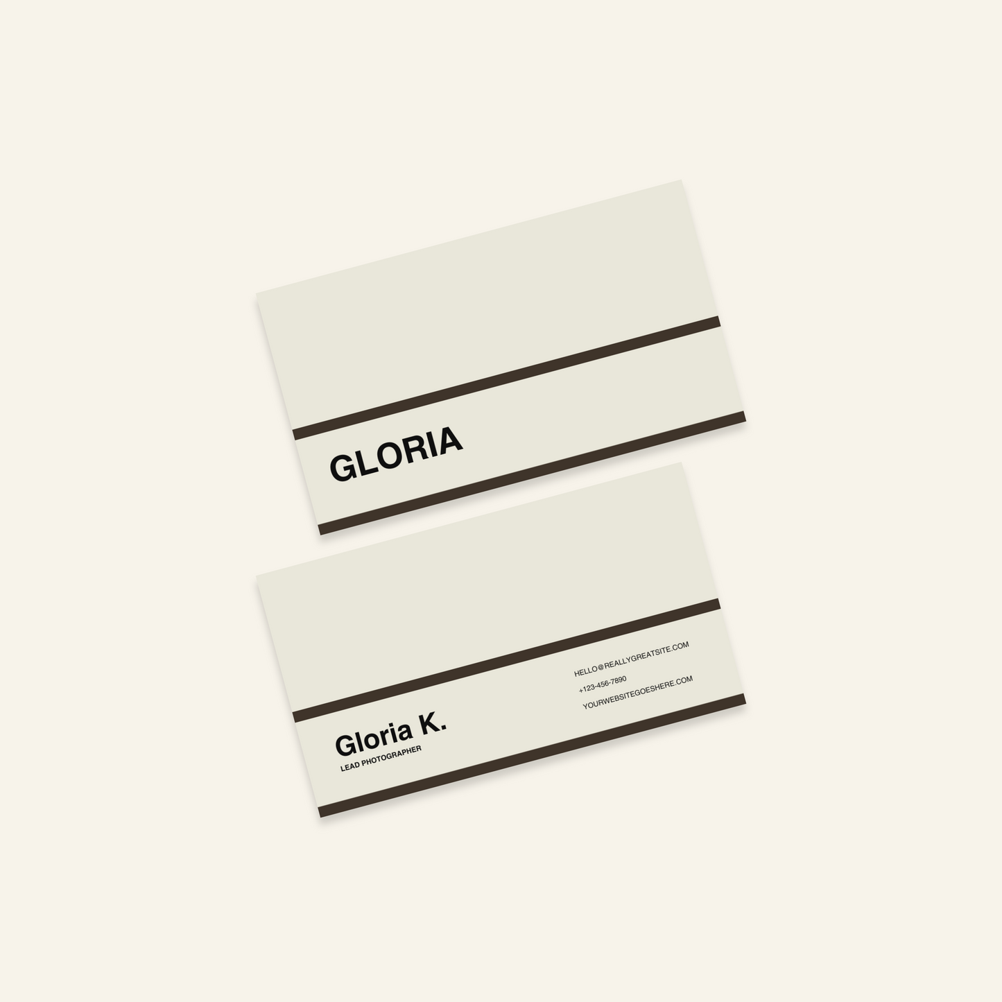Gloria - Stationary Kit Template