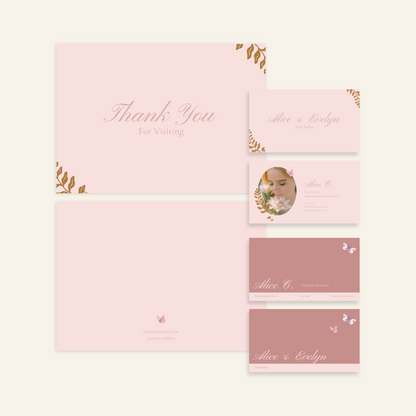 Alice & Evelyn - Stationary Kit Template