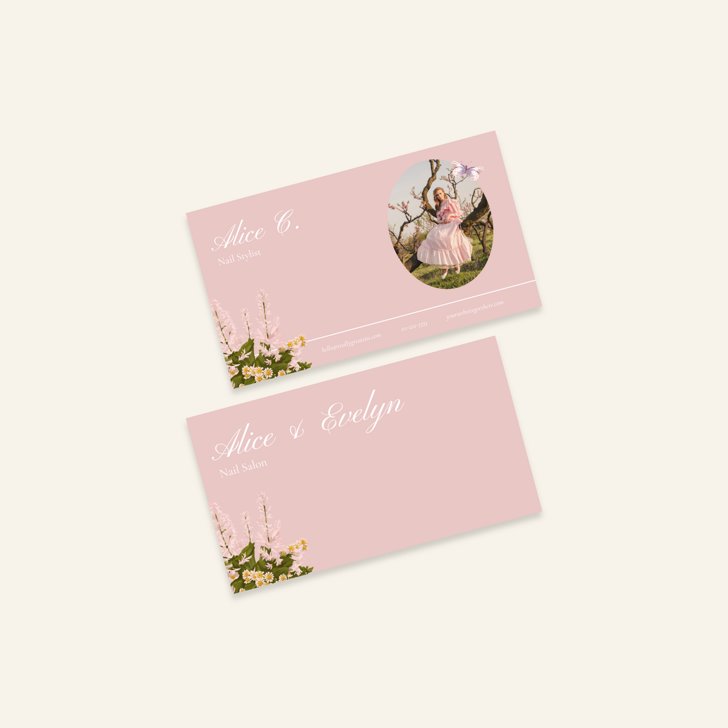 Alice & Evelyn - Stationary Kit Template