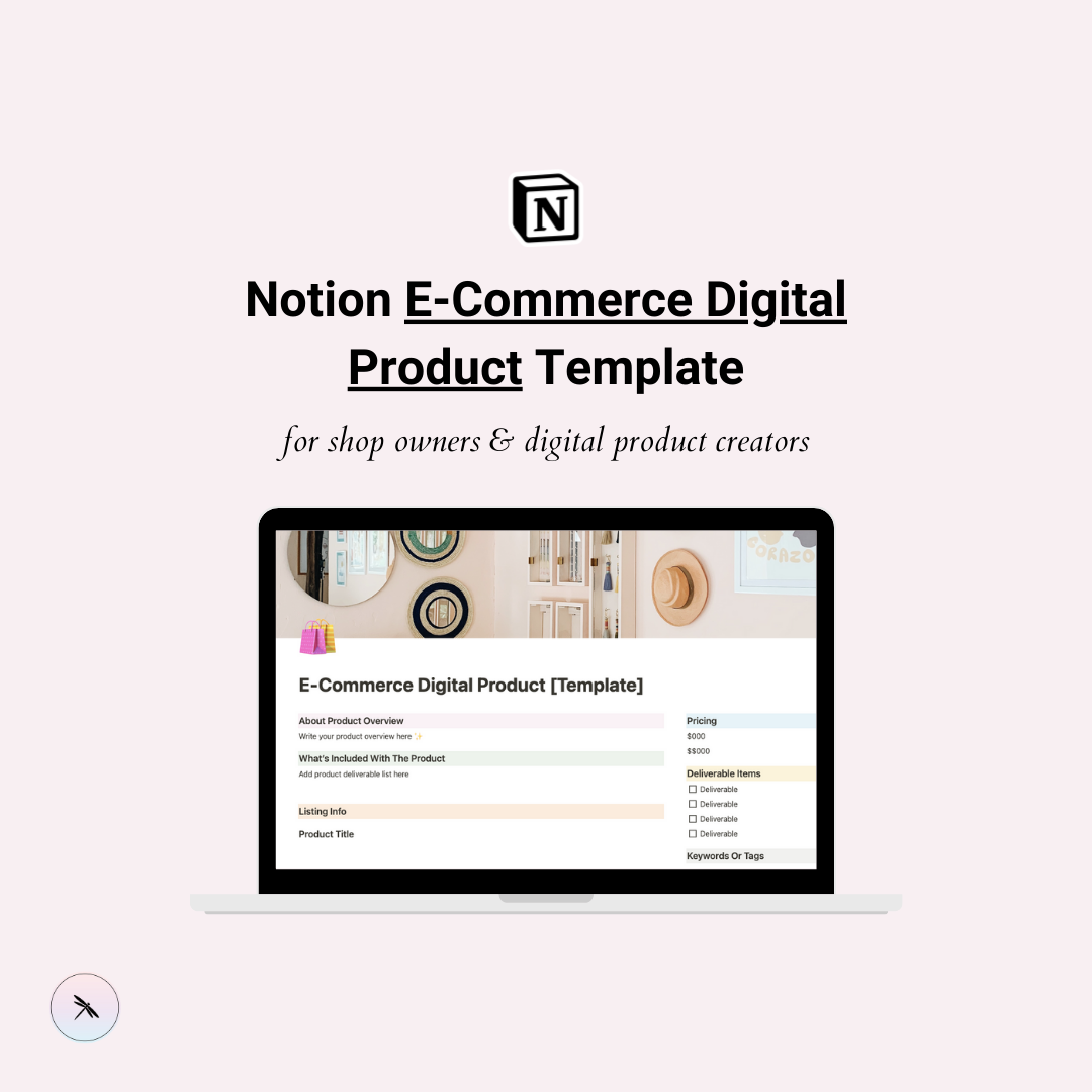 E-Commerce Digital Product Notion Template