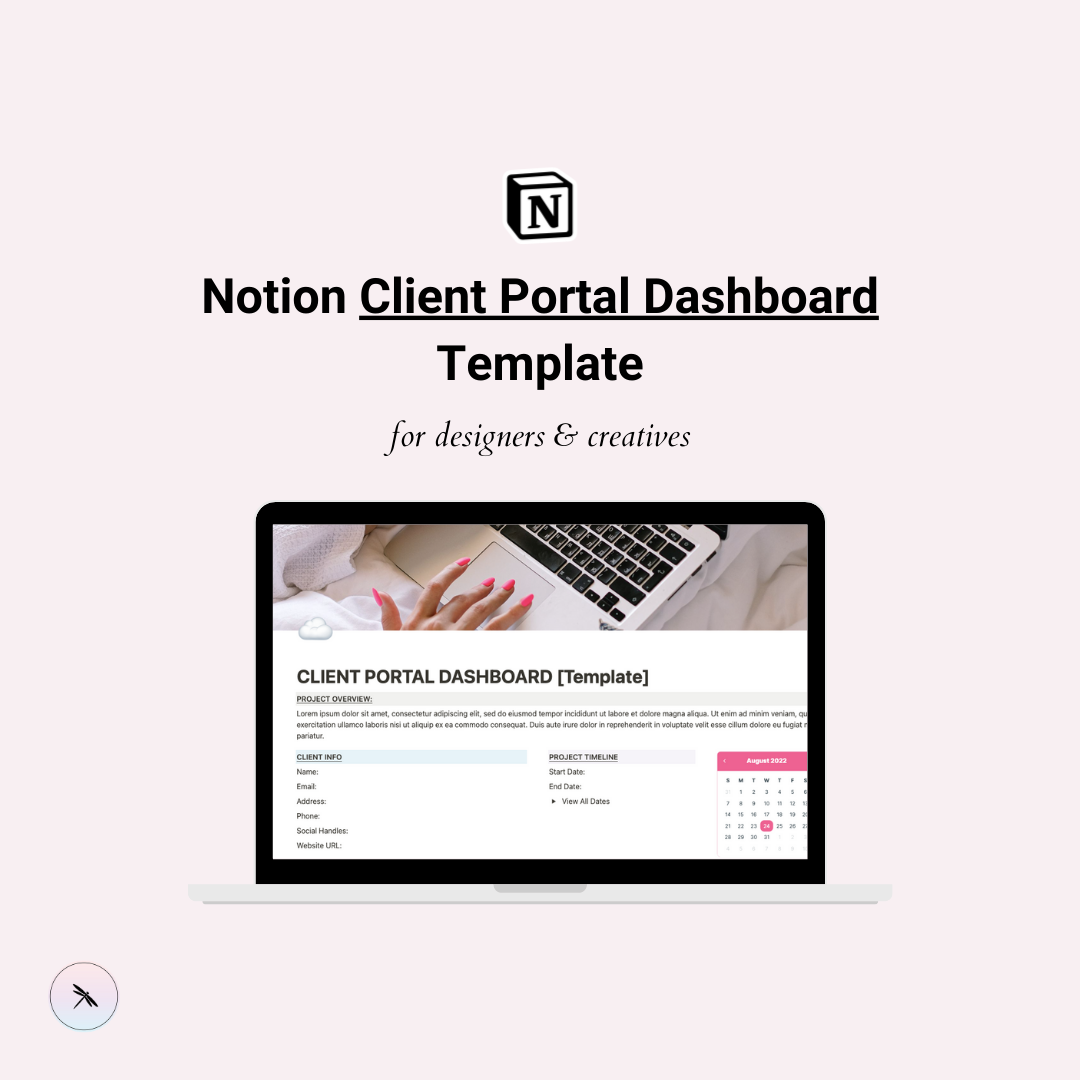 Client Portal Dashboard Notion Template