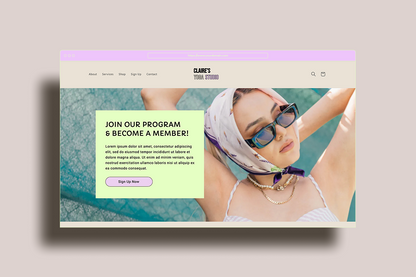 Claire - Shopify (Pagefly) Website Template