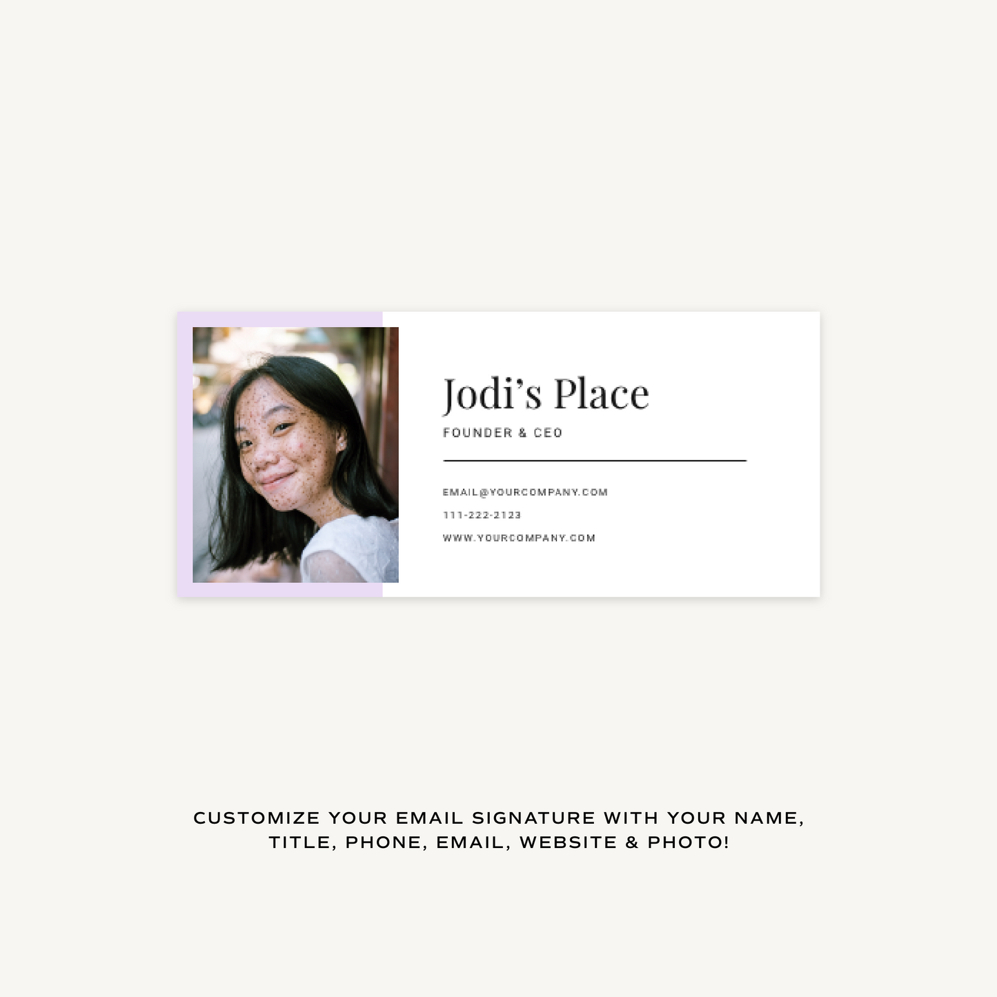 Jodi Email Signature Collection