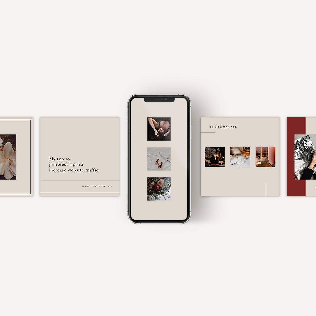 Lily James Instagram Posts & Stories 24 Template Pack