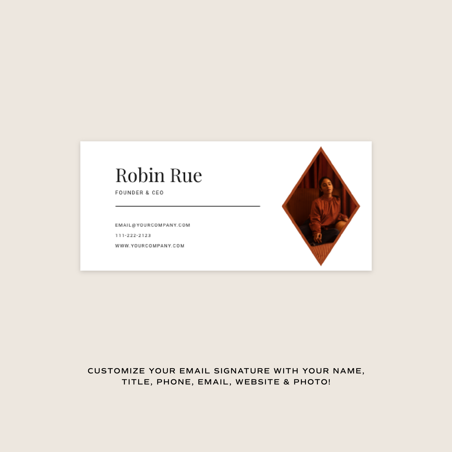 Robin Email Signature Collection