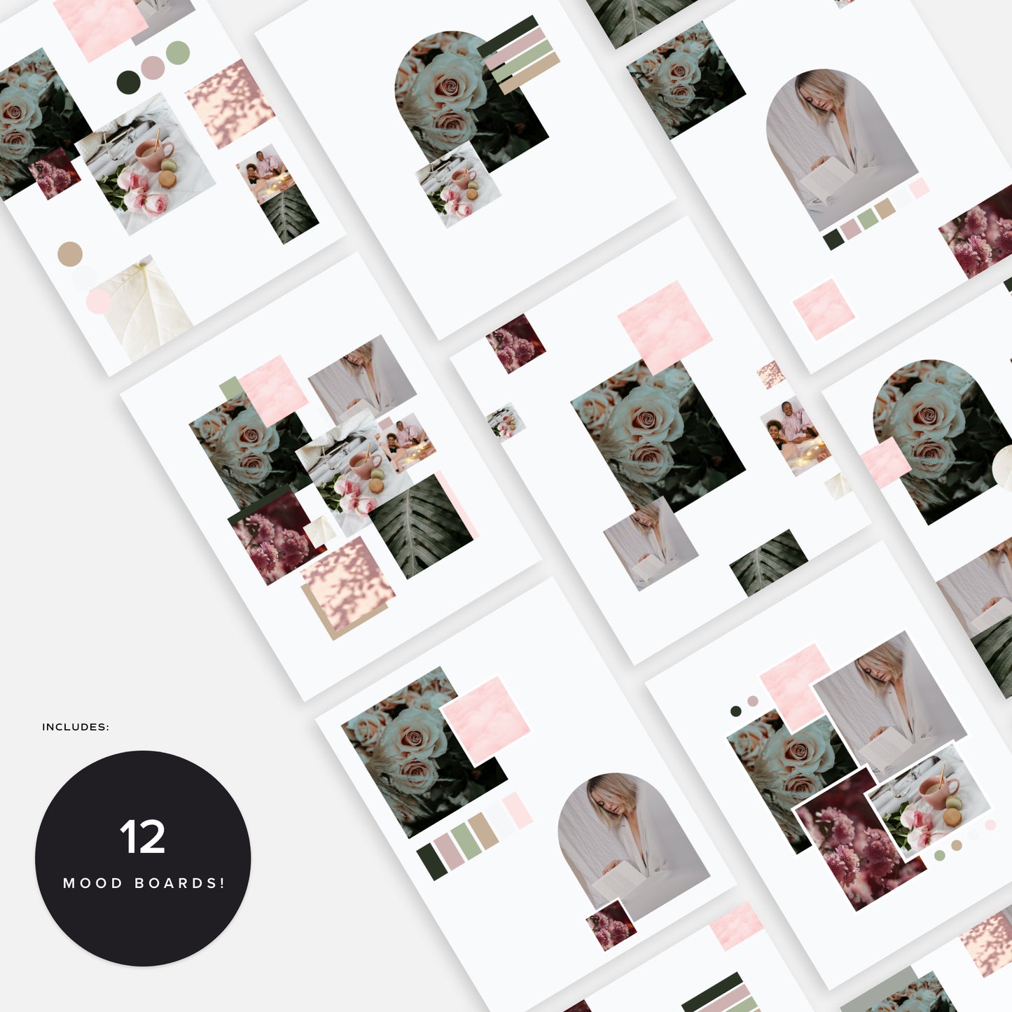 Rosa - Collage Mood Board Templates