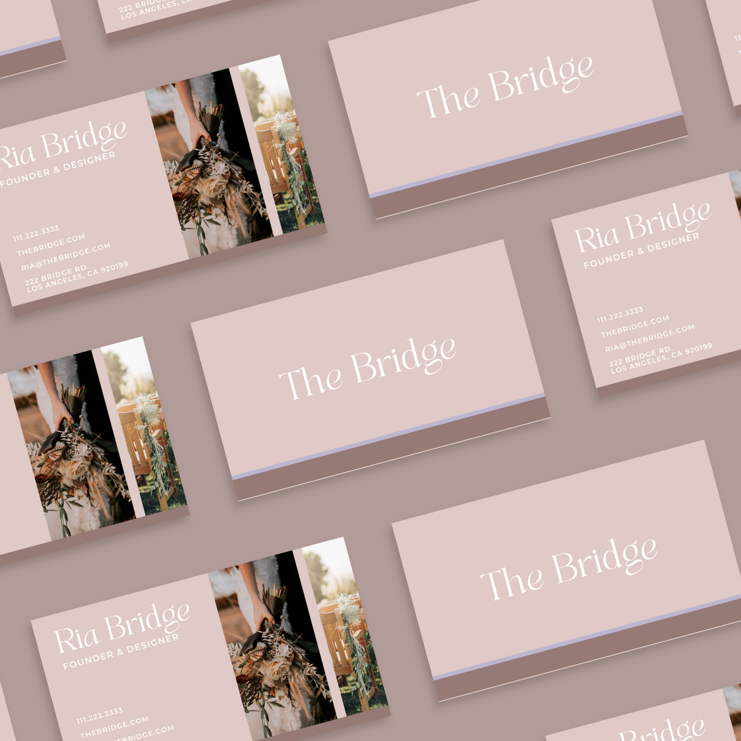 The Bridge Business Card Template | Adobe XD & Canva